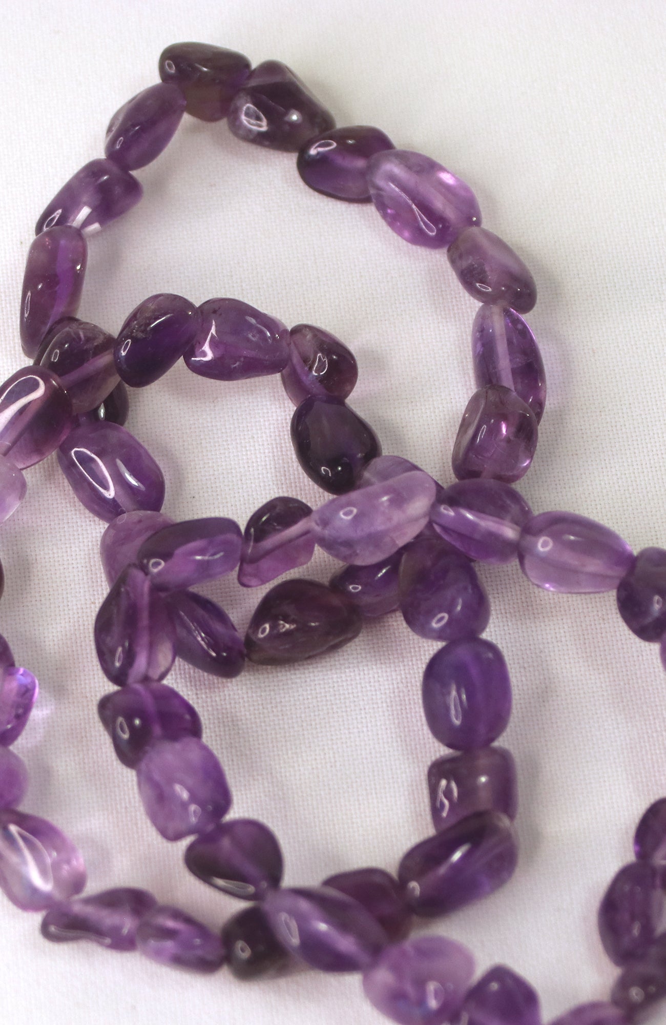 Amethyst 10mm Nugget Bracelet P